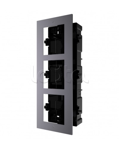 Рамка для врезного монтажа на 3 модуля CTV-IP-UF3F в Нижнем Тагиле Аксессуары для IP домофонов Pintop.ru