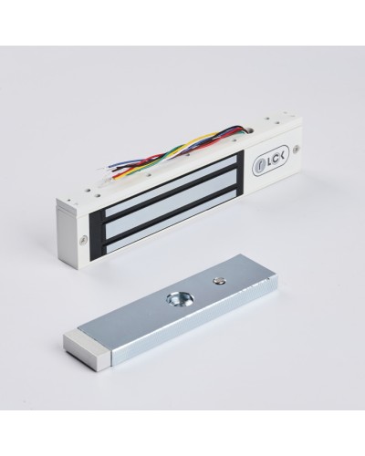 R-Lock RL-EM180-0SW - Электромагнитный замкок, 180кг, DC12/24B, цвет белый, RAL9016(белый), два датчика втроены в корпус замка: датчик Холла и магнито-контактный датчик в Нижнем Тагиле Электромагнитные замки Pintop.ru