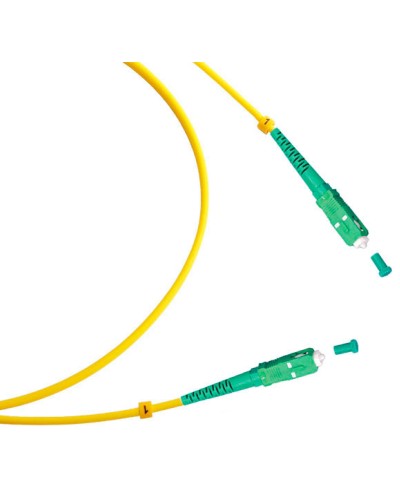 Шнур оптический simplex SC/APC-SC/APC 9/125 sm 10м LSZH Cabeus FOP(s)-9-SC/APC-SC/APC-10m в Нижнем Тагиле Патч-корды оптические Pintop.ru