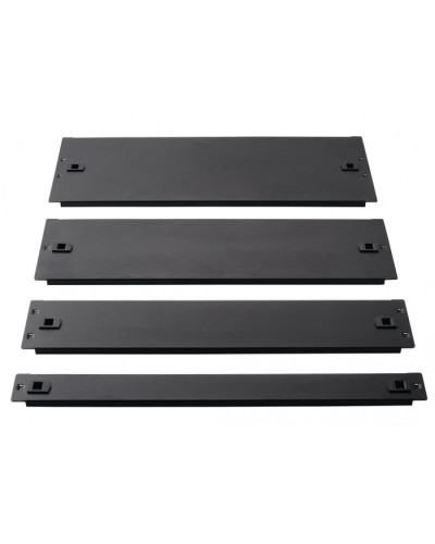 Фальш-панель металлическая 19 3U, быстросъемная, черная LANMASTER LAN-DC-TLMFP-3U в Нижнем Тагиле Аксессуары для стоек и шкафов Pintop.ru