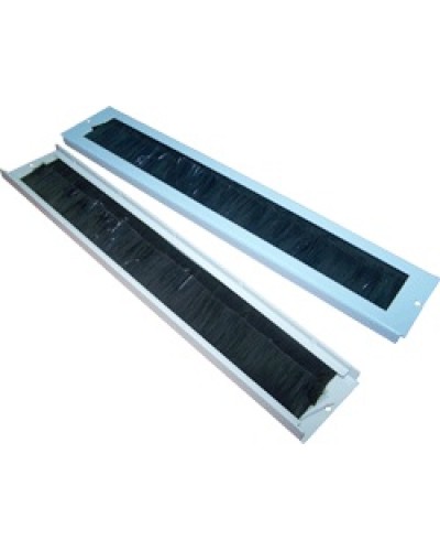 Ввод кабельный щеточный для настенных шкафов (серый) TWT TWT-CBW-BP в Нижнем Тагиле Аксессуары для стоек и шкафов Pintop.ru