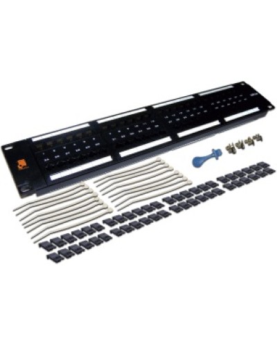 Патч-панель 48 портов, UTP, кат.5E, 2U LANMASTER LAN-PPL48U5E в Нижнем Тагиле Патч панель Pintop.ru