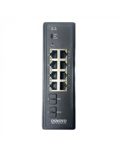 OSNOVO SW-80802-IM(port 90W,360W) Промышленный Web-управляемый PoE коммутатор в Нижнем Тагиле Коммутаторы Pintop.ru