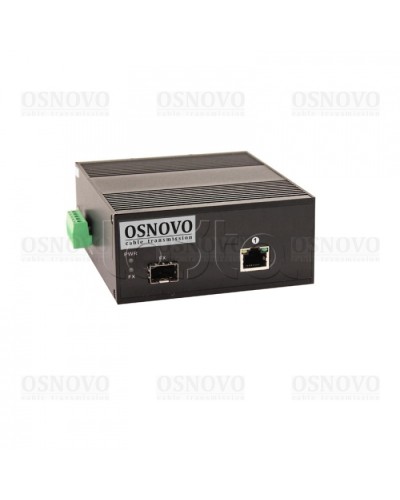 Медиаконвертер Gigabit Ethernet с поддержкой PoE OSNOVO OMC-1000-11HX/I в Нижнем Тагиле Медиаконвертеры Pintop.ru