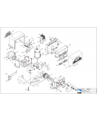 Корпус AT01 Came 119RIR193 в Нижнем Тагиле Запчасти для шлагбаумов и автоматики Pintop.ru