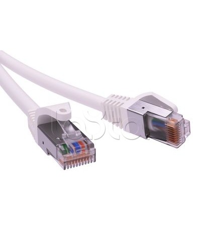 Патч-корд экранированный CAT5E F/UTP 4х2, LSZH, белый, 1м DKC RN5EFU4510WH в Нижнем Тагиле Патчкорды (медные) Pintop.ru