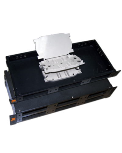 Кросс оптический 19 стоечный на 6 адаптерных панелей, 2U, с 4-мя сплайс-кассетами LANMASTER LAN-FOBM-RM-6P в Нижнем Тагиле Кросс оптический Pintop.ru