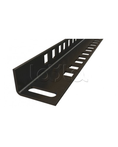 Кронштейн для крепления 19 дюймового оборудования черный RAL9005 Hyperline CTRP-19-4U-RAL9005 в Нижнем Тагиле Аксессуары для стоек и шкафов Pintop.ru