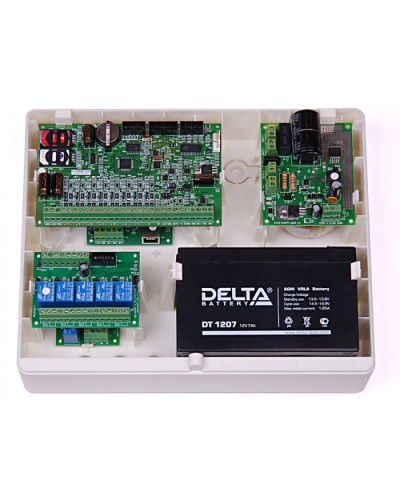 Корпус пластиковый для объектового оборудования компании Ритм Ritm Корпус Контакт под АКБ 7Ач в Нижнем Тагиле GSM мониторинг Ritm Pintop.ru