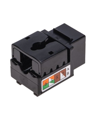 Модуль Keystone Jack RJ-45(8P8C), UTP неэкранированный, CAT 6, тип 90 градусов, черный REXANT PRO 02-0255 в Нижнем Тагиле Модули Keystone Pintop.ru