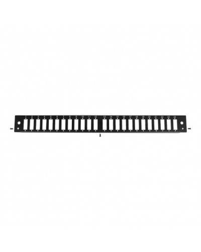 Панель лицевая для выдвижной оптич. полки, 24 SC Duplex/24 LC Quadra, черный Datarex DR-546145 в Нижнем Тагиле Патч-панели Pintop.ru