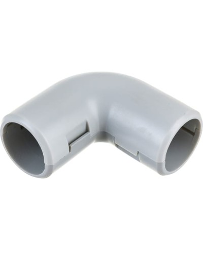 CI16G Угол 90 гр.(2част.), без галогена, для труб D16мм, цвет чёрный (1уп = 50шт) Экопласт (41216-50HF-BL) в Нижнем Тагиле Повороты, муфты, тройники Pintop.ru