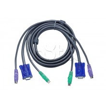 КВМ-кабель с интерфейсами PS/2, VGA (6м) ATEN 2L-1006P/C