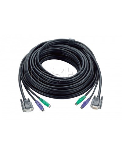 КВМ-кабель с интерфейсами PS/2, VGA (20м) ATEN 2L-1020P в Нижнем Тагиле Видеоусилители, Модуляторы, Делители Pintop.ru