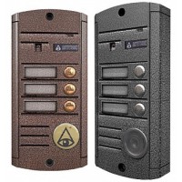 Видеопанель вызывная накладная на 3 абонента Activision AVP453 (PAL, медь)