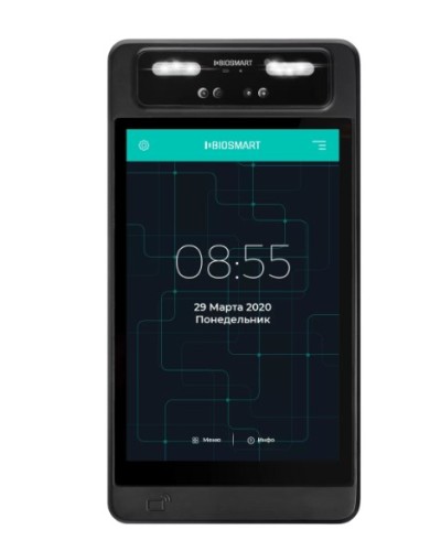 Терминал для биометрической идентификации по геометрии лица BioSmart QUASAR-MFR в Нижнем Тагиле Контроллеры Pintop.ru