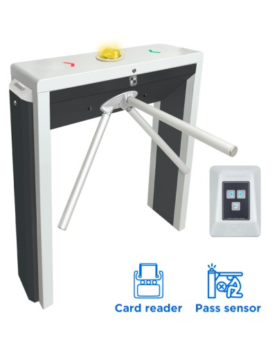 CARDDEX Комплект тумбового турникета со встроенным картоприемником STL-03KEC в Нижнем Тагиле Турникеты Pintop.ru