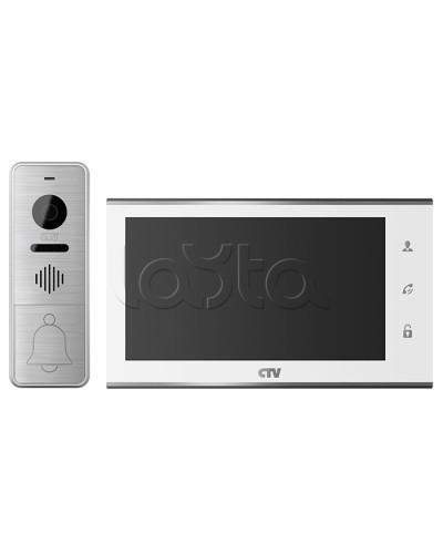 Комплект видеодомофона CTV-DP4705AHD (белый) в Нижнем Тагиле Комплекты домофонов Pintop.ru