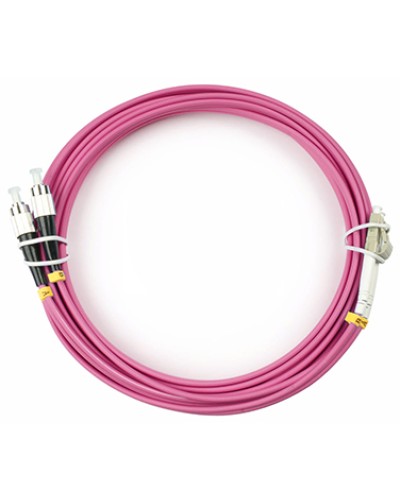 Шнур оптический duplex LC-FC 50/125 mm OM4 5м LSZH Cabeus FOP-50-OM4-LC-FC-5m в Нижнем Тагиле Патч-корды оптические Pintop.ru