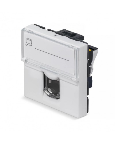 Модуль Keystone Jack RJ-45(8P8C), 180 градусов, категория 6a Cabeus (KJ-RJ45-Cat.6a-180T-FP-L-45) в Нижнем Тагиле Модули Keystone Pintop.ru