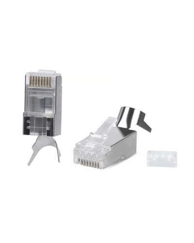 Коннектор RJ-45(8P8C) Cabeus (8P8C-SH-C6(1.35)-TWP) в Нижнем Тагиле Коннекторы и разъемы Pintop.ru