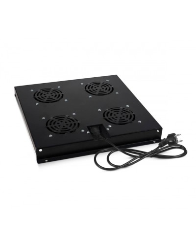 Модуль вентиляторный с 4-я вентиляторами, цвет черный (RAL 9004) Cabeus (TRAY-SC-120-BK) в Нижнем Тагиле Вентиляторные модули Pintop.ru