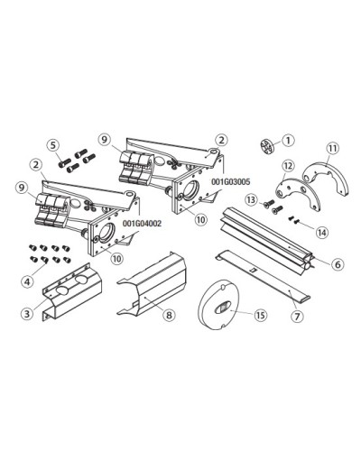 Устройство защиты стрелы при столкновении с автомобилем для стрелы Came 001G03006 в Нижнем Тагиле Запчасти для шлагбаумов и автоматики Pintop.ru