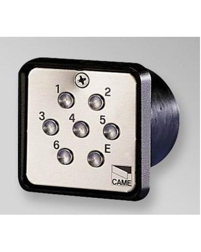 Клавиатура кодонаборная 7-кнопочная, встраиваемая Came 001S6000 в Нижнем Тагиле Запчасти для шлагбаумов и автоматики Pintop.ru