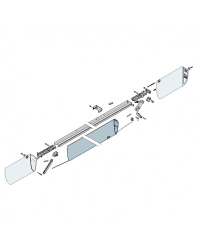 Механизм верхний профиля DF Came 119RIR226 в Нижнем Тагиле Запчасти для шлагбаумов и автоматики Pintop.ru