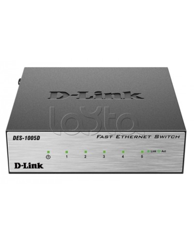 Коммутатор 5-портовый D-Link DES-1005D/O2B в Нижнем Тагиле Коммутаторы Pintop.ru