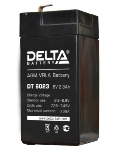 Аккумулятор свинцово-кислотный Delta DT 6023 в Нижнем Тагиле Электротехническое оборудование Pintop.ru