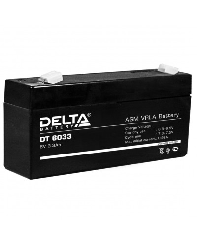 Аккумулятор свинцово-кислотный Delta DT 6033 в Нижнем Тагиле Электротехническое оборудование Pintop.ru
