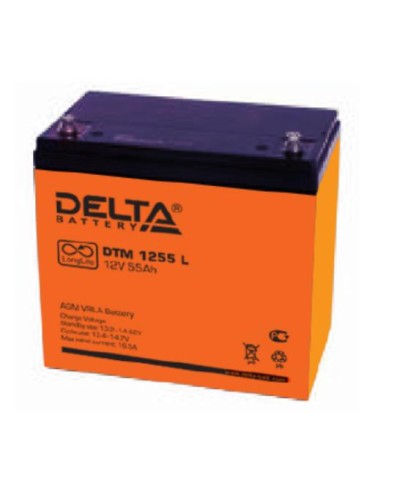 Аккумулятор свинцово-кислотный Delta DTM 1255 L в Нижнем Тагиле Электротехническое оборудование Pintop.ru