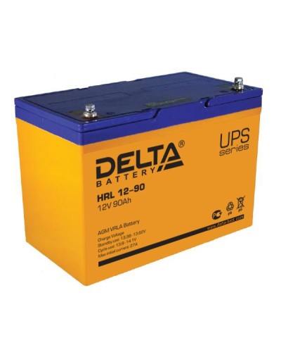 Аккумулятор свинцово-кислотный Delta HRL 12-90 в Нижнем Тагиле Электротехническое оборудование Pintop.ru