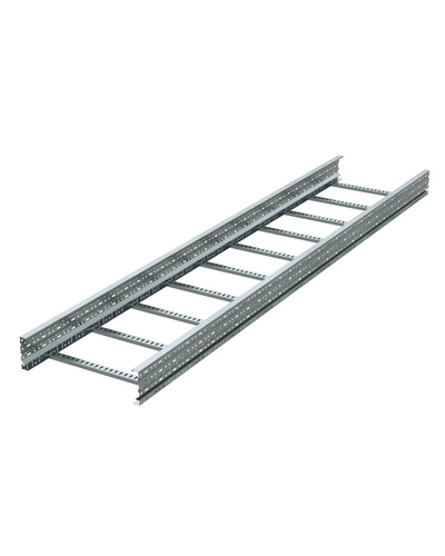 Лоток лестничный 150х200, лонжерон 1,5 мм, L 3 м, горячий цинк DKC (ULM352HDZ) в Нижнем Тагиле Кабельные лотки Pintop.ru