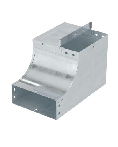 Угол CSSD 90 вертикальный внеш. переходник прав. осн. 150 H80 горячеоцинкованный DKC 37043KHDZ в Нижнем Тагиле Аксессуары для лотков Pintop.ru