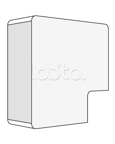 Угол плоский для миниканалов TMC AMP 15x17 DKC 00414 в Нижнем Тагиле Аксессуары для кабель-канала Pintop.ru