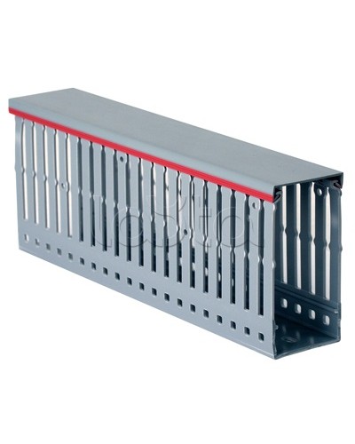 Короб перфорированный, серый RL6 120x60 DKC 01141RL в Нижнем Тагиле Аксессуары для кабель-канала Pintop.ru