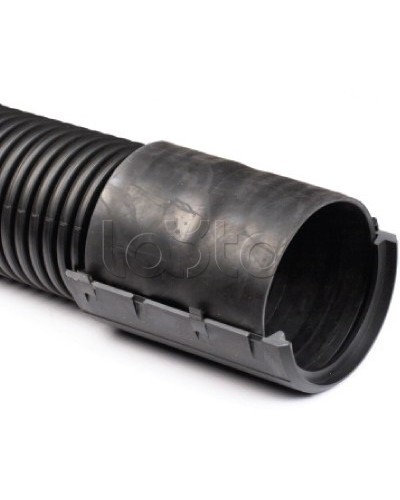 Муфта соединительная (разъемная с фиксатором) для трубы двустенной диам. 110 мм DKC(017110) в Нижнем Тагиле Повороты, муфты, тройники Pintop.ru