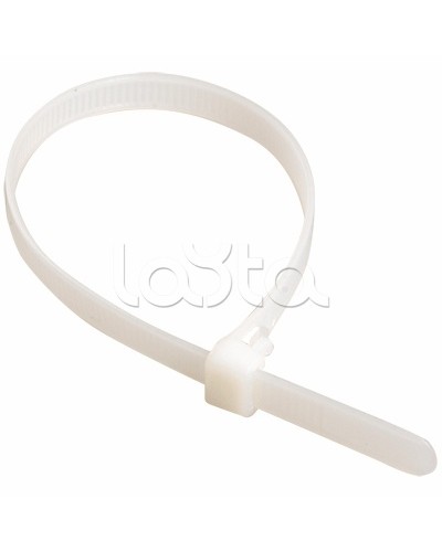 Хомут-стяжка нейлоновый, стандартный P6.6 3.6х370 белый DKC 25208 (100 шт/уп) в Нижнем Тагиле Стяжки-хомуты Pintop.ru