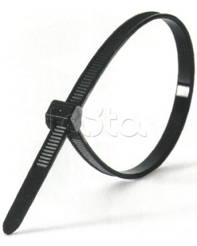 Хомут-стяжка нейлоновый, стандартный P6.6 12.5x1000 чёрный DKC 25343 (100 шт/уп) в Нижнем Тагиле Стяжки-хомуты Pintop.ru