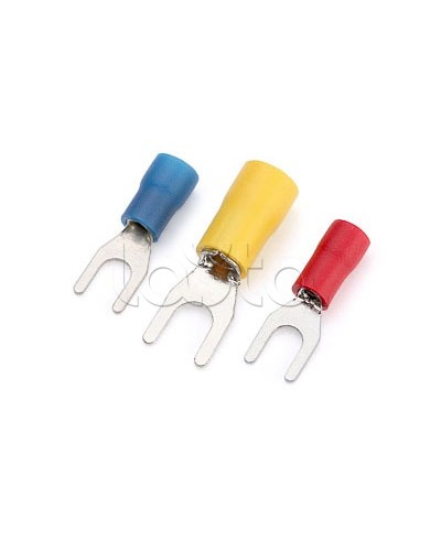 Наконечник вилочный с изолир.фланцем 1,5-2,5 кв.мм 4,1 мм (НВИ) DKC 2B14P в Нижнем Тагиле Крепежные изделия Pintop.ru