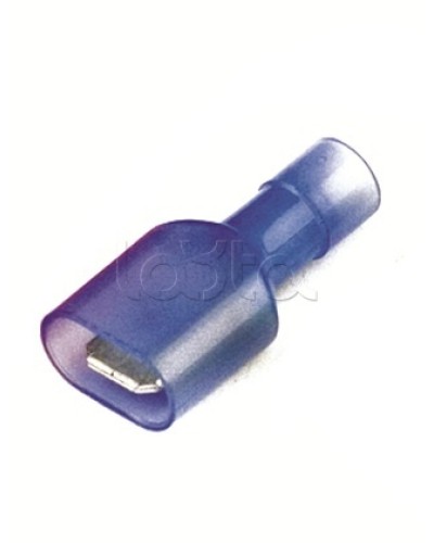 Наконечник плоский полностью изолир. (вилка) 1,5-2,5 кв.мм 6,3х0,8 мм (РППИ-П) DKC 2B22TP в Нижнем Тагиле Крепежные изделия Pintop.ru