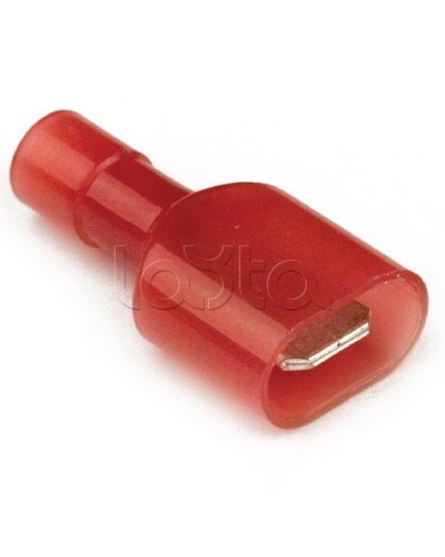 Наконечник плоский полностью изолир. (вилка) 2,5-6 кв.мм 6,3х0,8 мм (РППИ-П) DKC 2C22TP в Нижнем Тагиле Крепеж Pintop.ru