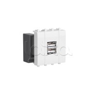 Устройство зарядное "Белое облако", "Avanti", 2.1А, 2 мод. DKC 4400542