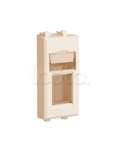 Адаптер для Keystone Ванильная дымка Avanti, 1 мод DKC 4405201 в Нижнем Тагиле Аксессуары для стоек и шкафов Pintop.ru