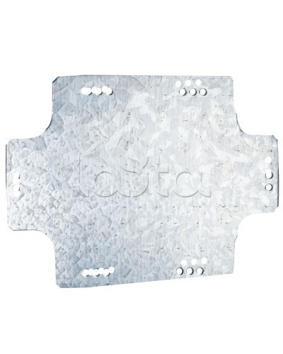 Монтажная пластина из оцинк. стали 270х198х1,5мм, для коробок 300х220мм DKC (59608) в Нижнем Тагиле Крепежные изделия Pintop.ru