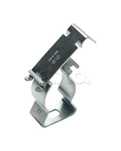 Держатель с крышкой D32, оцинкованная сталь DKC (6044-A32) в Нижнем Тагиле Держатели, клипсы, скобы Pintop.ru