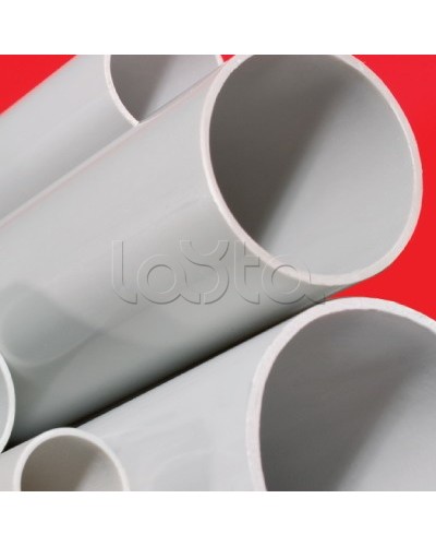 Труба ПВХ жёсткая атмосферостойкая д.32мм, лёгкая, 3м, цвет серый DKC 63932UF в Нижнем Тагиле Гладкая труба Pintop.ru