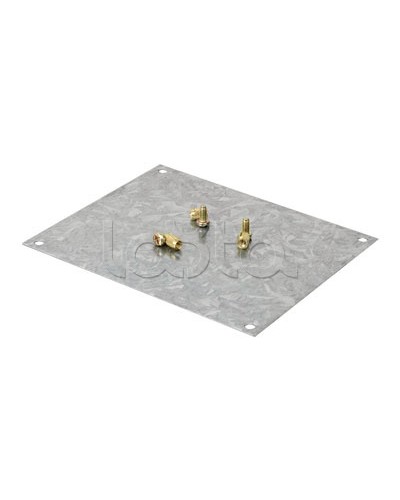 Монтажная пластина из оцинк. стали 133х109 мм, для коробок 154х129 мм DKC (653012) в Нижнем Тагиле Распределительные коробки Pintop.ru